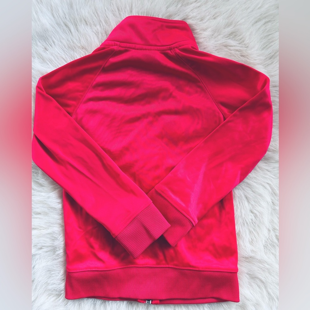 Nike Bright Pink Track Jacket Girls Size 5 - Picture 3 of 4
